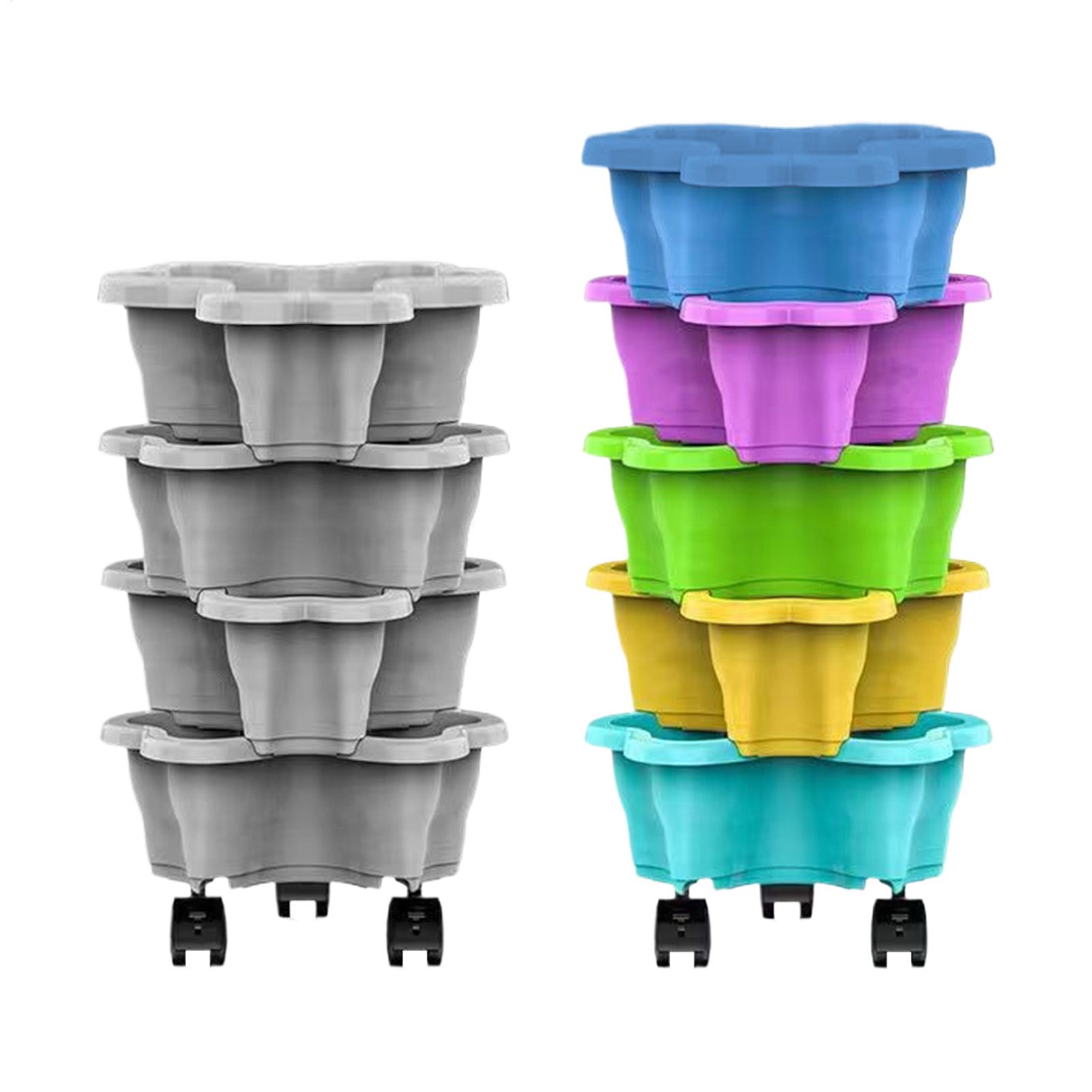 Vertical Planter Tower - Stackable Plant Tower Strawberry Planter Vertical