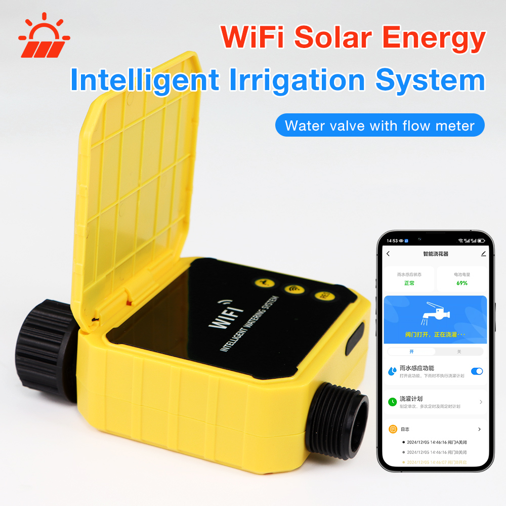 Smart Garden Watering - WiFi Solar Timer 1/2/4-Zone Smart Irrigation