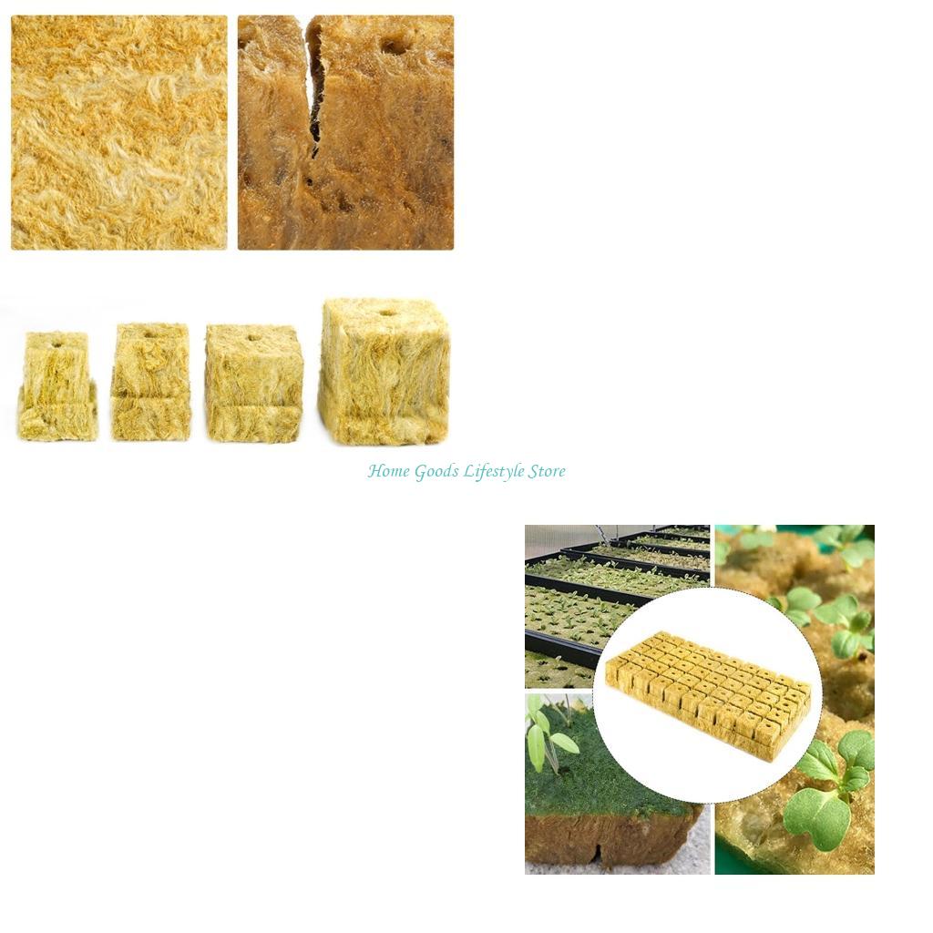 Smart Garden Plastic Cups - E74E Rock Wool Slabs for Hydroponic