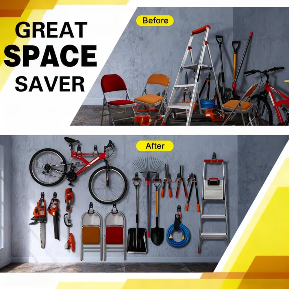 Heavy Duty Wall Mount Metal Ho - đánh giá và giá Smart Garden Storage