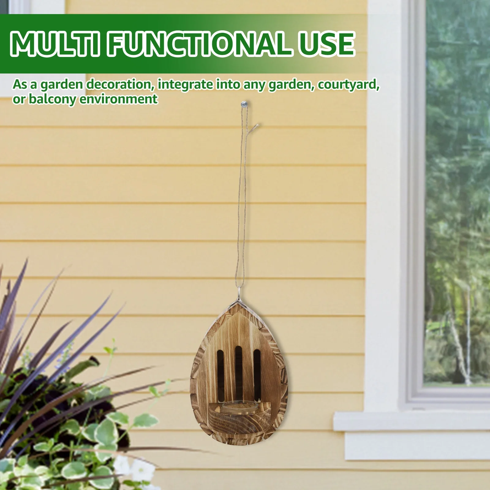 Hanging Wood Bee House Butterf - đánh giá và giá Smart Garden Storage