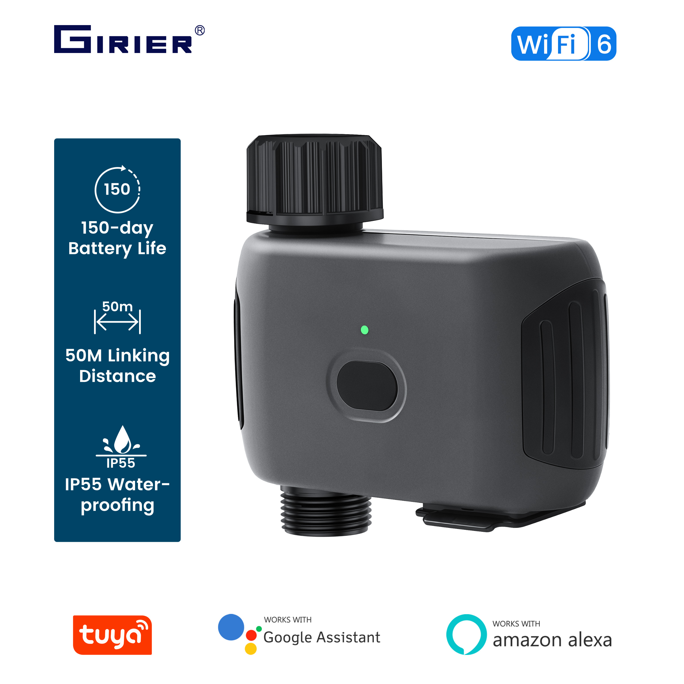 GIRIER Tuya Smart Water Timer  - đánh giá và giá Smart Garden Hub