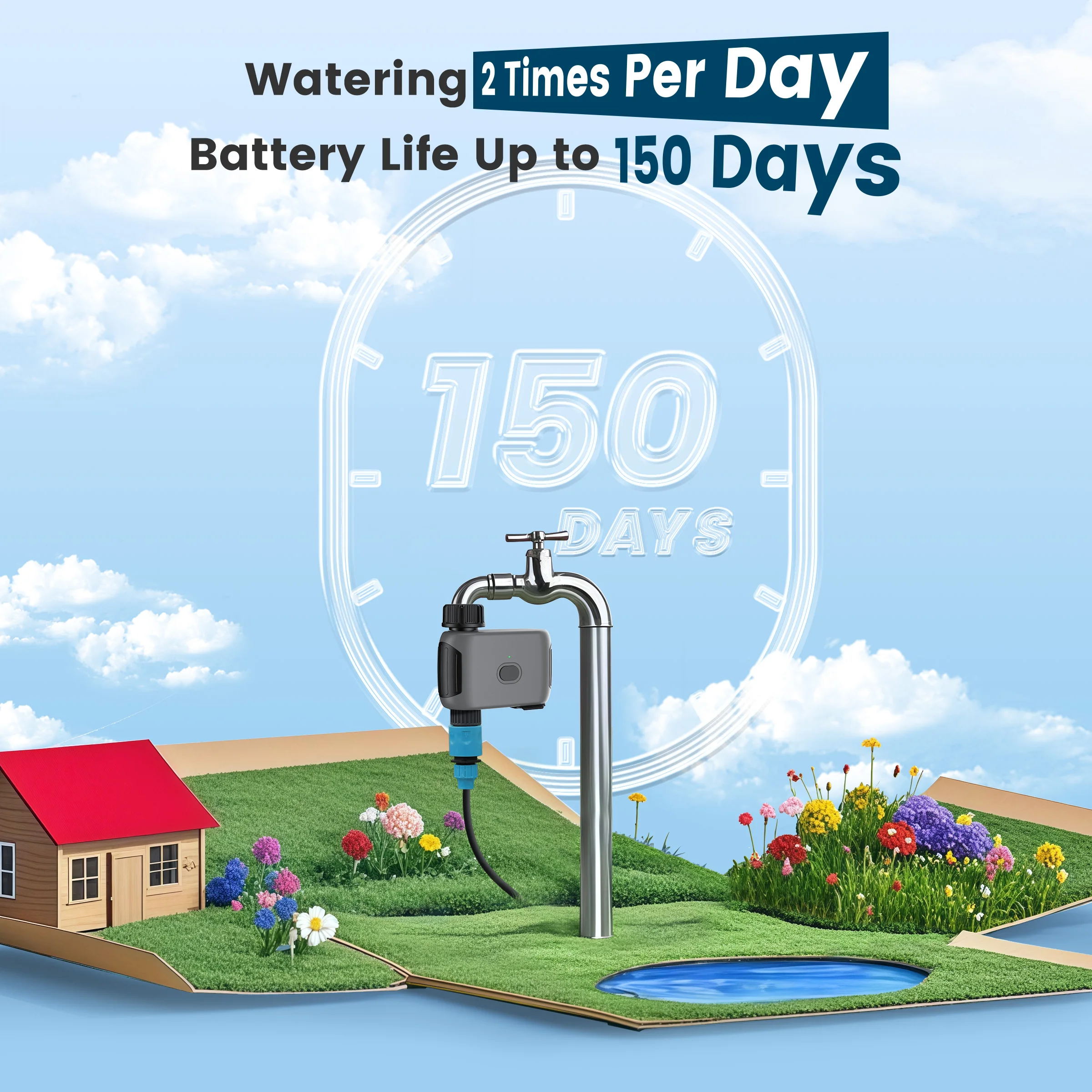 GIRIER Tuya Smart Water Timer  - đánh giá và giá Smart Garden Hub