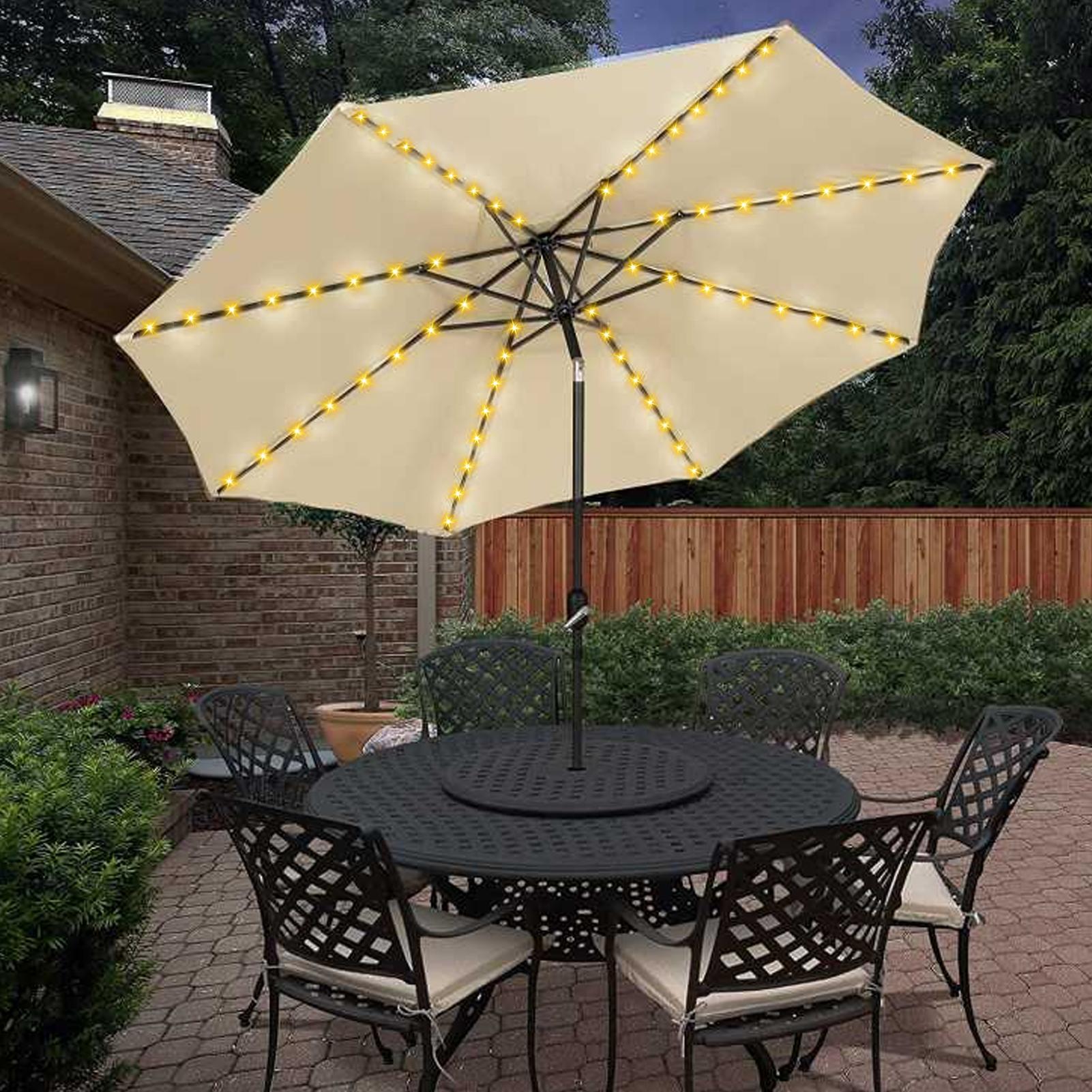 Solar Umbrella String Light 10 - đánh giá và giá Smart Garden Umbrella