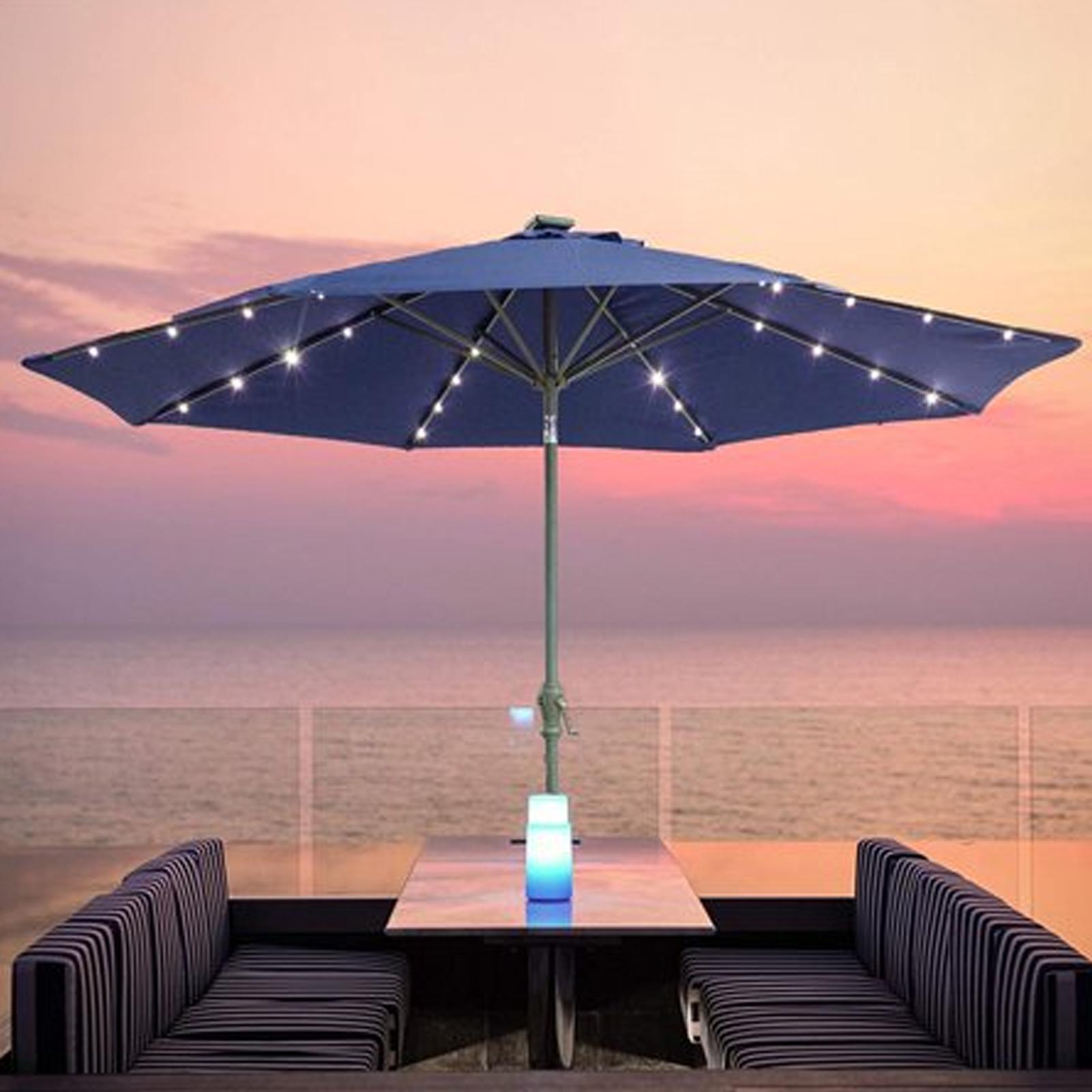 Solar Umbrella String Light 10 - đánh giá và giá Smart Garden Umbrella