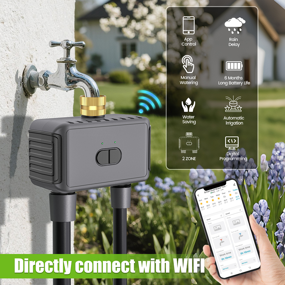 Wifi Automatic Water Timer Dua - đánh giá và giá Smart Garden Watering