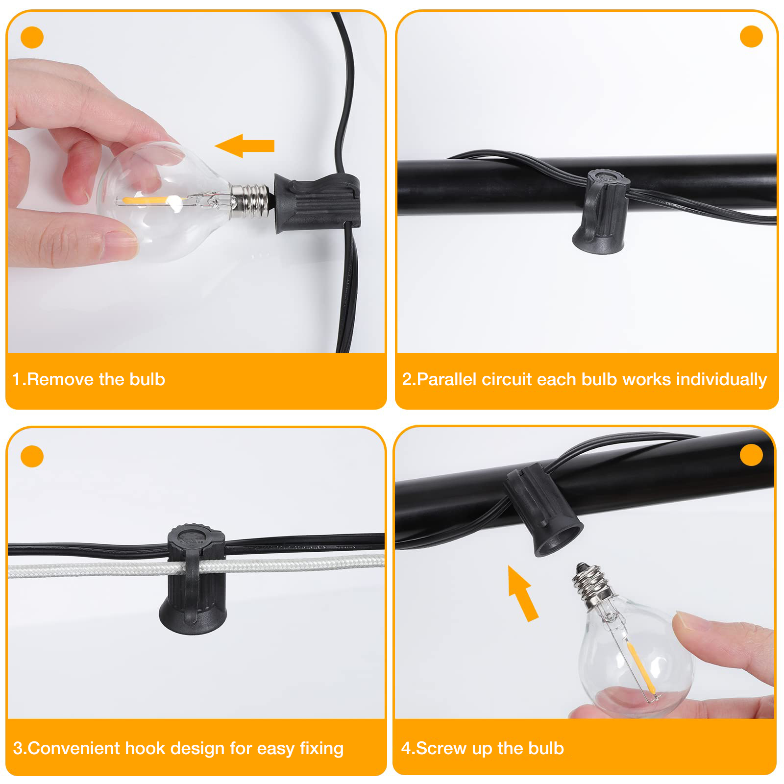 Sphoon Vintage G40 LED String  - đánh giá và giá Smart Garden Hub