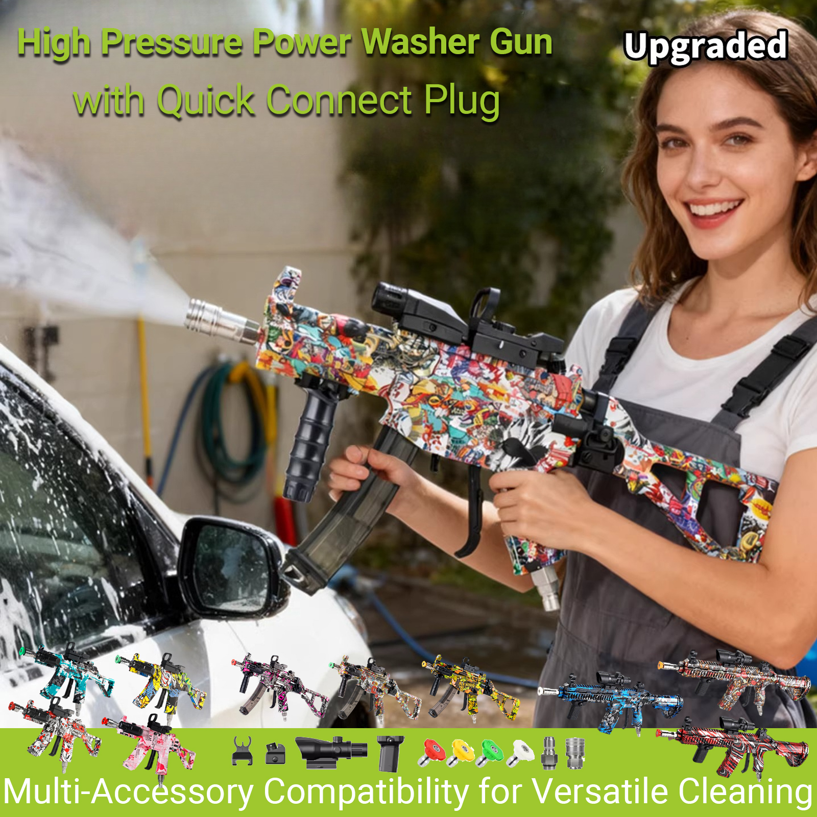 High Pressure Power Washer Gun - đánh giá và giá Smart Garden Hub