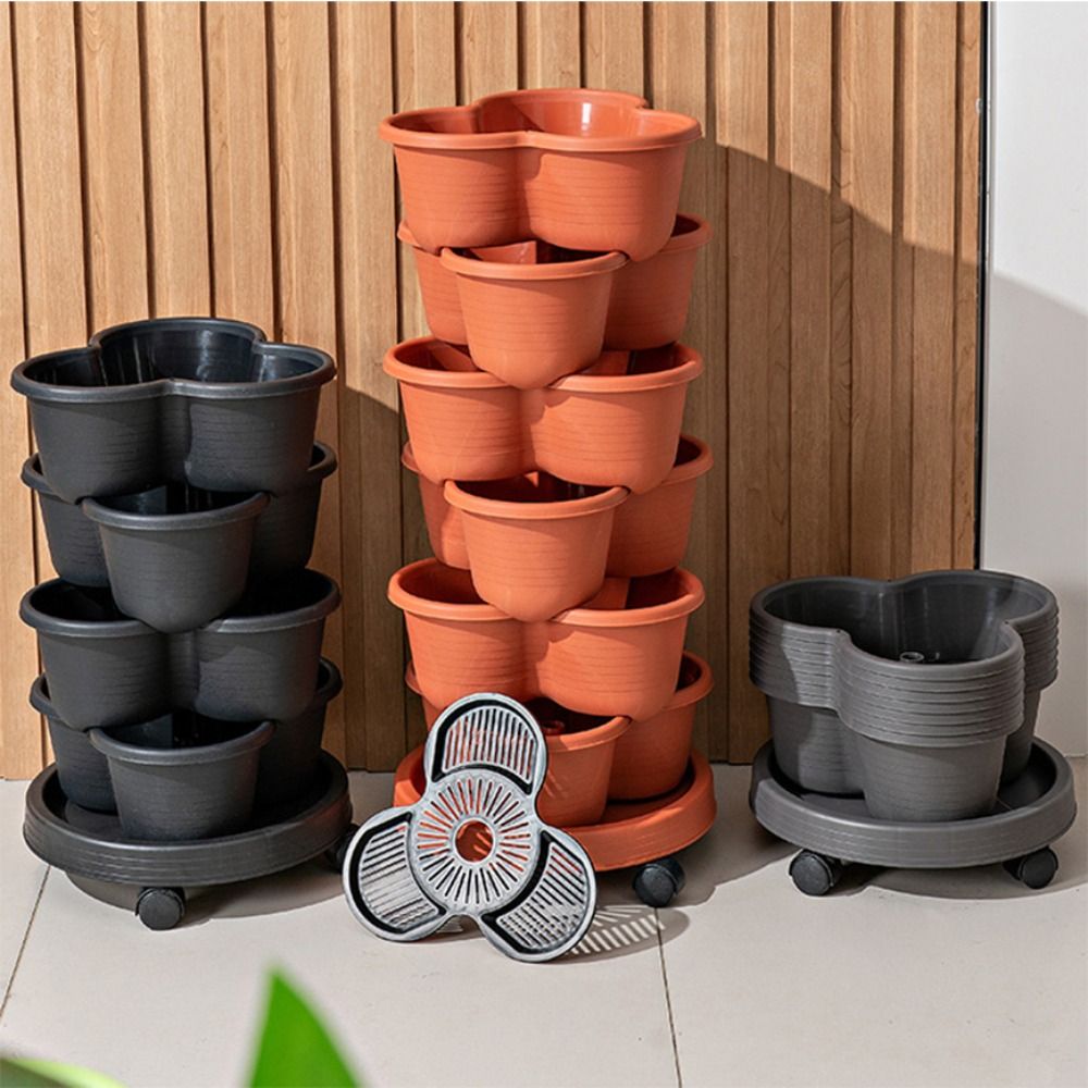 New Vertical Tower Stackable F - đánh giá và giá Vertical Planter Tower