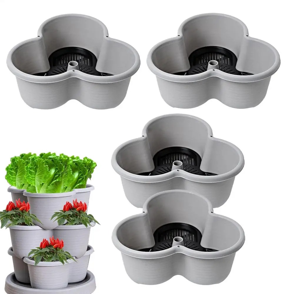 New Vertical Tower Stackable F - đánh giá và giá Vertical Planter Tower