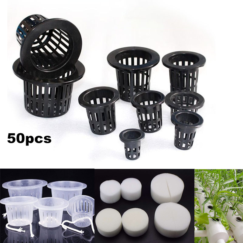 50pcs Hydroponic Soilless Mesh - đánh giá và giá Smart Garden Plastic Cups