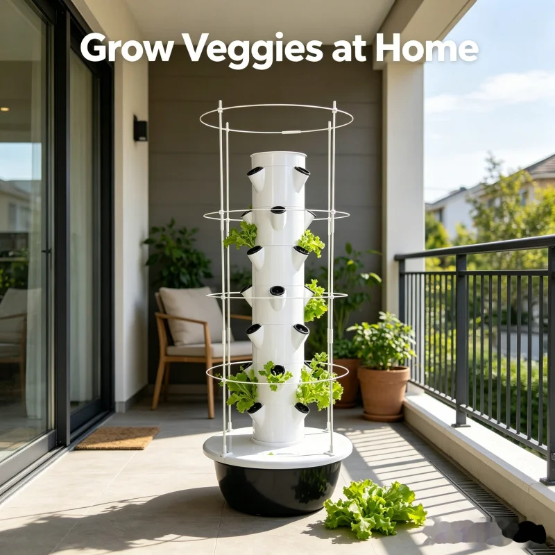 Smart Vertical Hydroponic Towe - đánh giá và giá Vertical Planter Tower