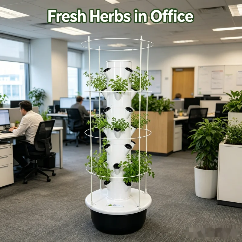 Smart Vertical Hydroponic Towe - đánh giá và giá Vertical Planter Tower