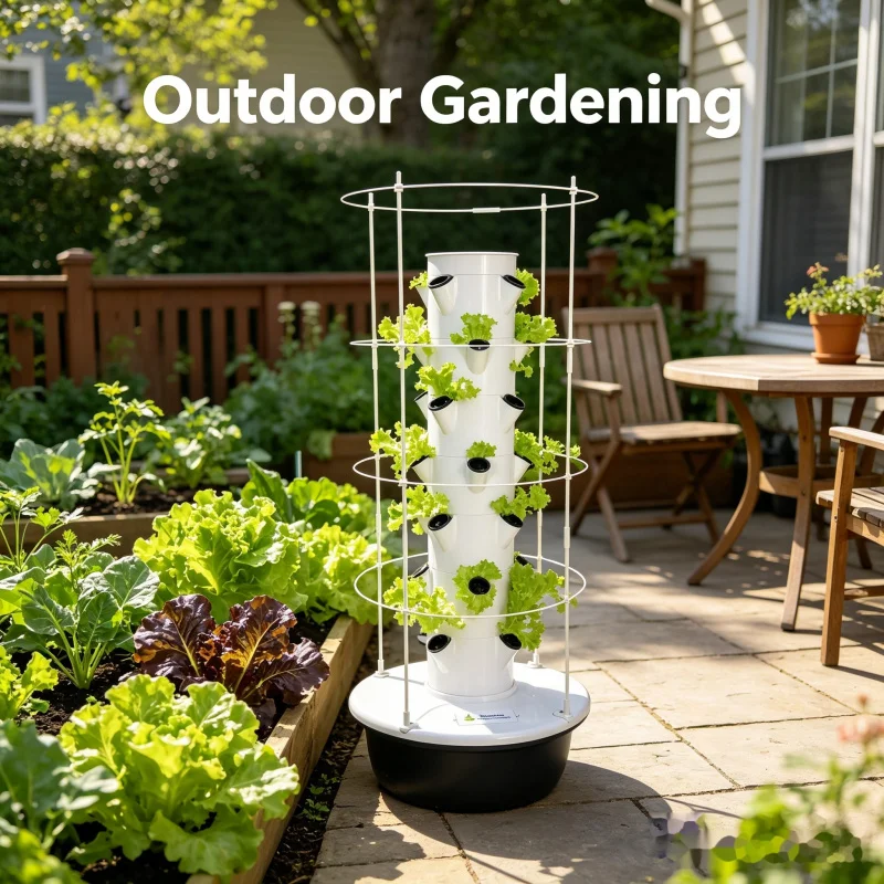 Smart Vertical Hydroponic Towe - đánh giá và giá Vertical Planter Tower