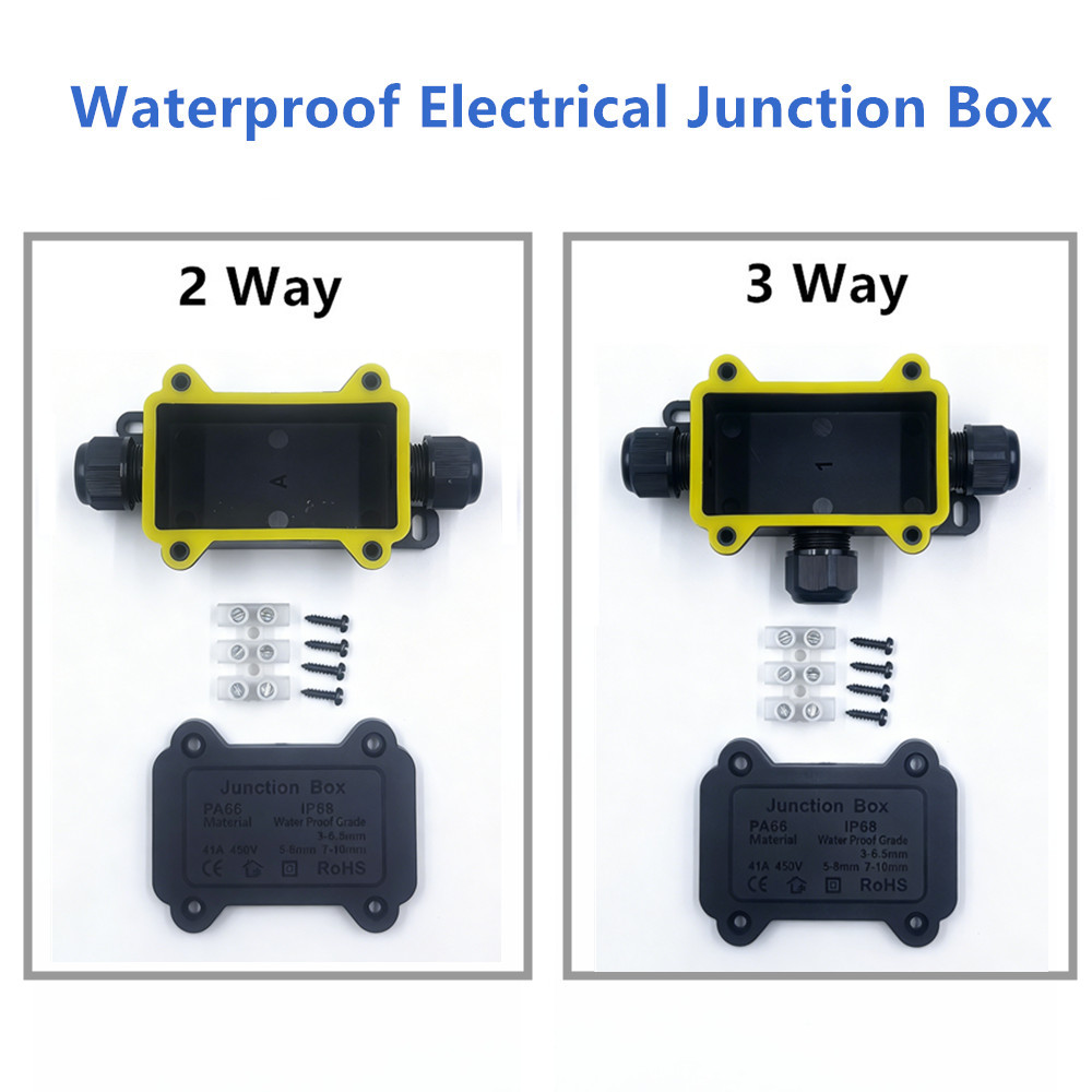 IP68 Waterproof Junction Box 2 - đánh giá và giá Smart Garden Storage