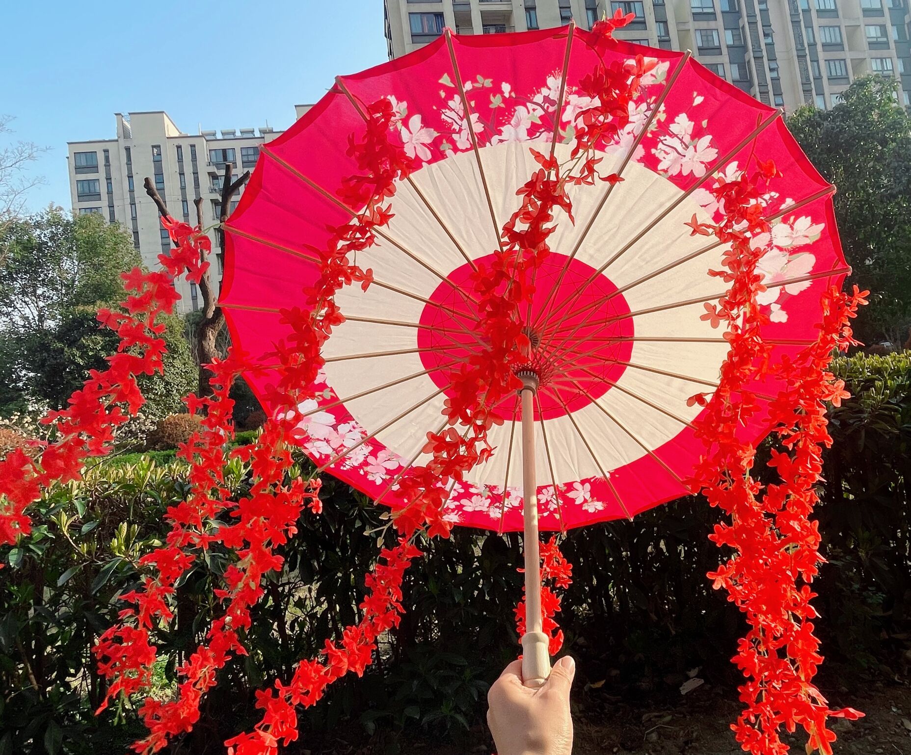 82CM 32'' Sakura Umbrella Hanf - đánh giá và giá Smart Garden Umbrella