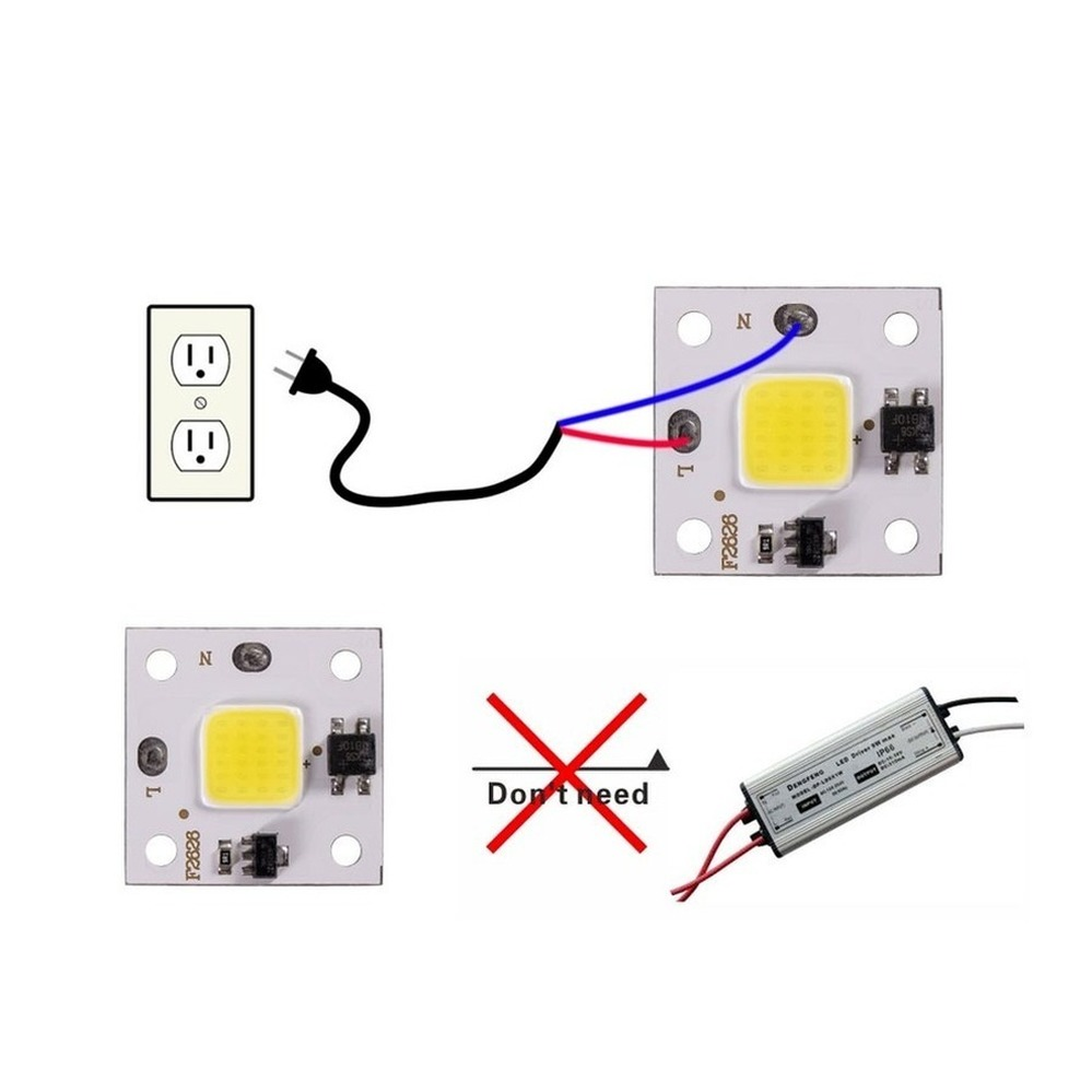 10W COB module 220V LED Chip D - đánh giá và giá Smart Garden Mini