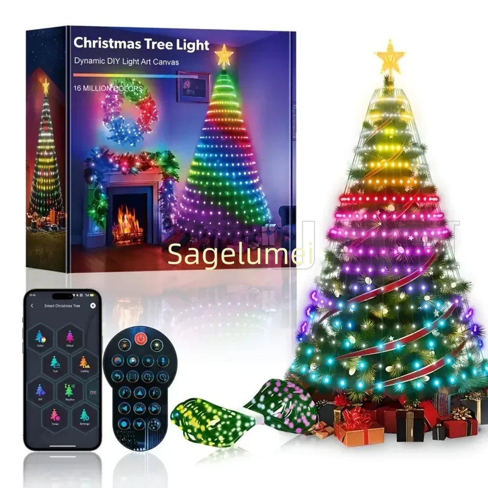 RGBIC 400LEDs Christmas Lights - đánh giá và giá Smart Garden Lights Uk