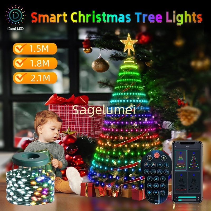 RGBIC 400LEDs Christmas Lights - đánh giá và giá Smart Garden Lights Uk