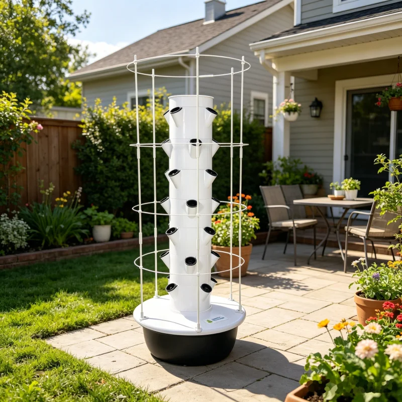 Spacetree 5 Layer Vertical Hyd - đánh giá và giá Vertical Planter Tower