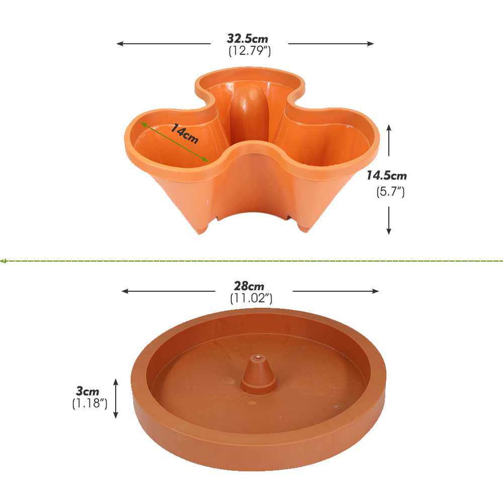 Stackable Vertical Flower Pot  - đánh giá và giá Vertical Planter Tower