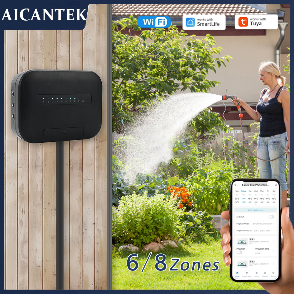 8 Zones Wifi Tuya Smart Garden - đánh giá và giá Smart Garden Watering