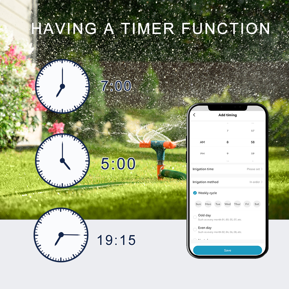 8 Zones Wifi Tuya Smart Garden - đánh giá và giá Smart Garden Watering