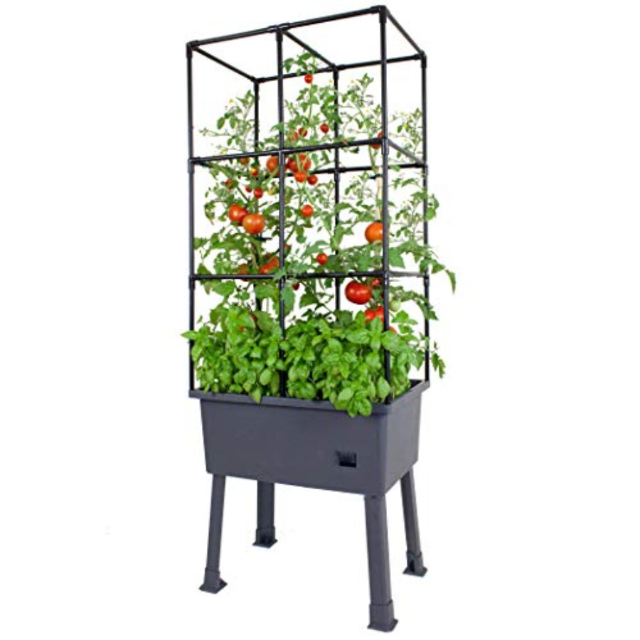 Hydroponic Tower with Trellis  - đánh giá và giá Vertical Planter Tower