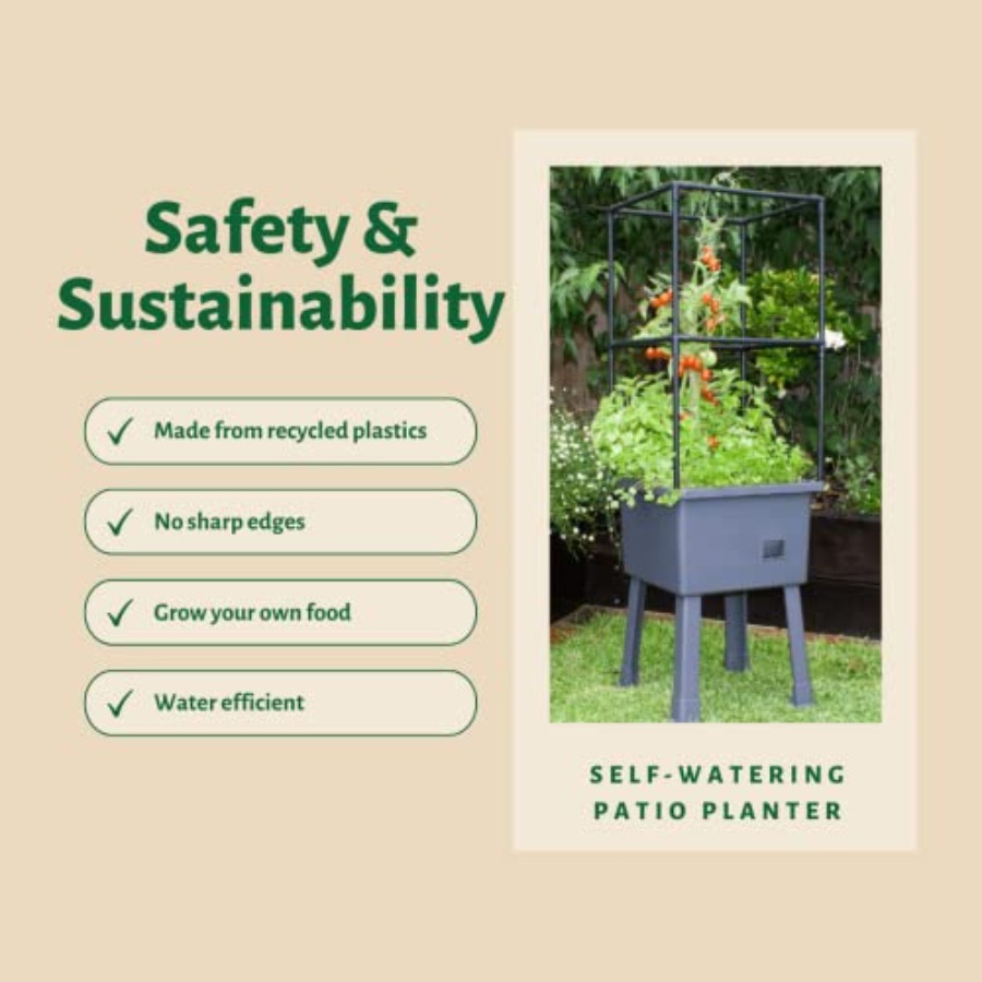 Hydroponic Tower with Trellis  - đánh giá và giá Vertical Planter Tower