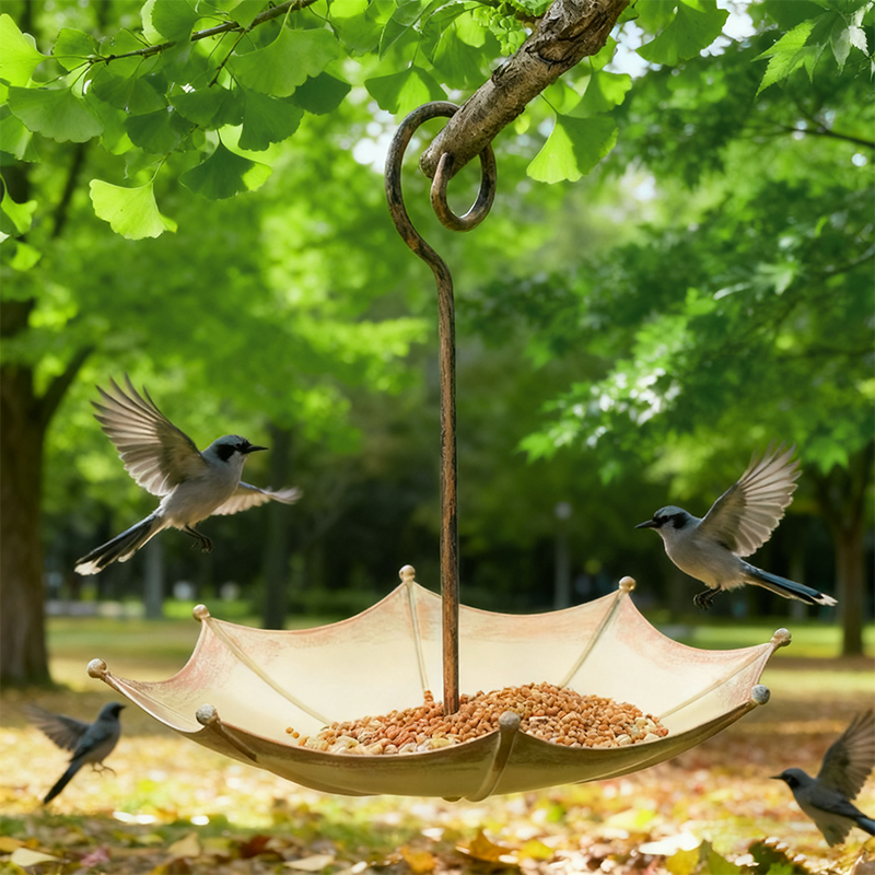 Vintage Bronze Umbrella Shaped - đánh giá và giá Smart Garden Umbrella
