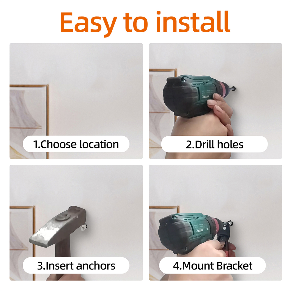 Heavy Duty Wall Mount Metal Ho - đánh giá và giá Smart Garden Storage