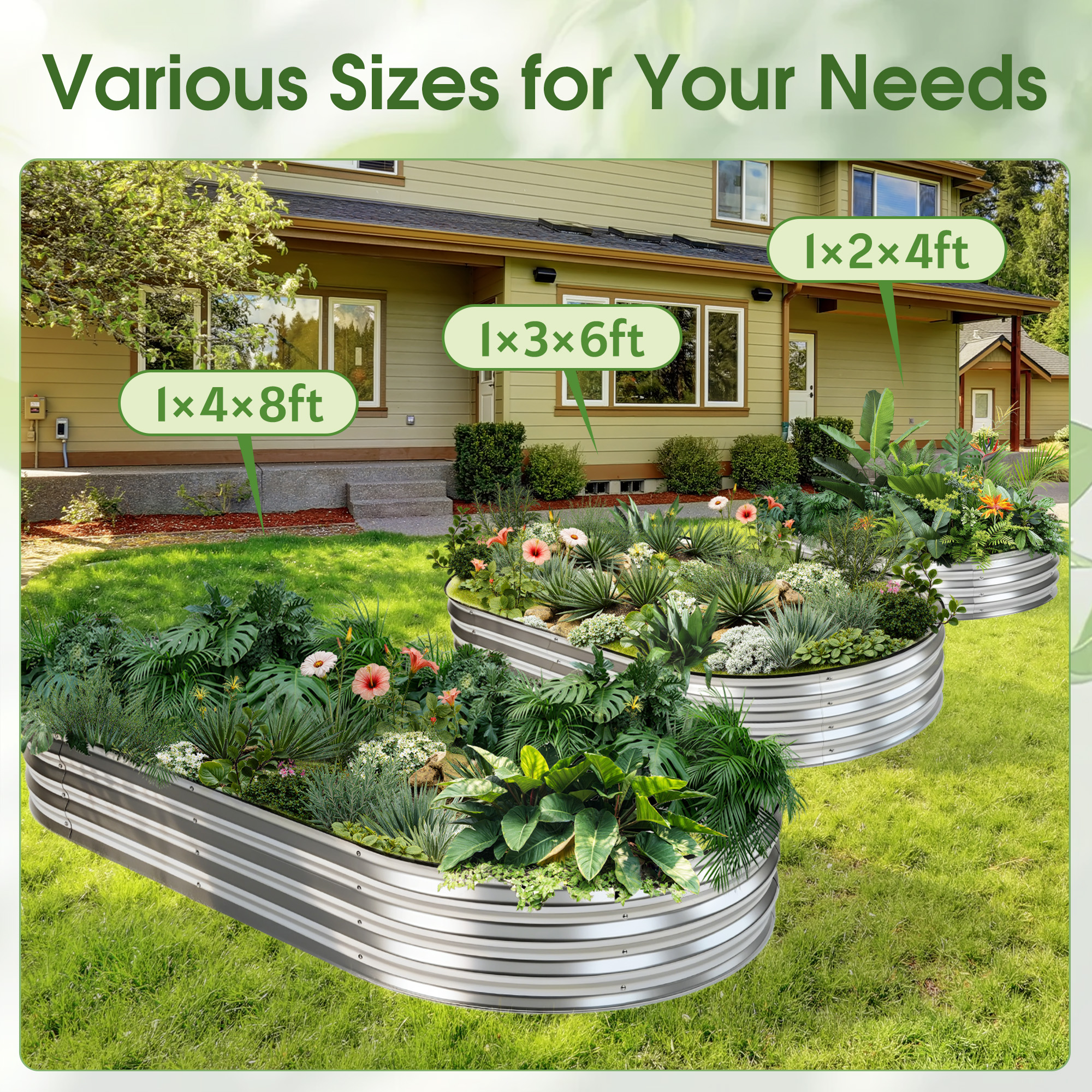 JHK 8x4x1ft Outdoor Metal Gard - đánh giá và giá Smart Garden Storage