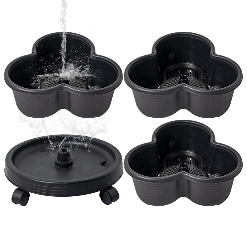 4pcs/set Stackable Vertical Fl - đánh giá và giá Vertical Planter Tower