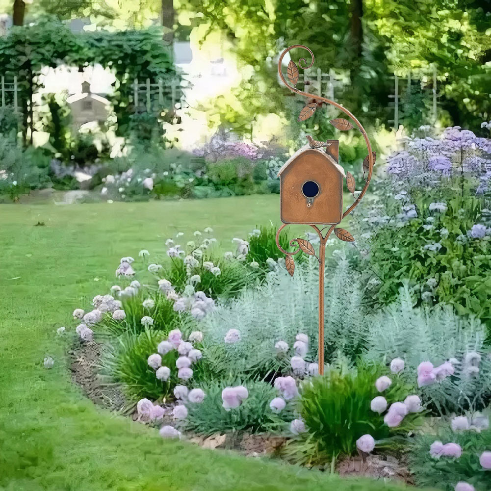 Birdhouse Garden Stakes Outdoo - đánh giá và giá Smart Garden Mini