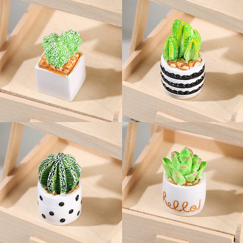 /Kb/1/4pcs 1:12 Dollhouse Mini - đánh giá và giá Smart Garden Mini