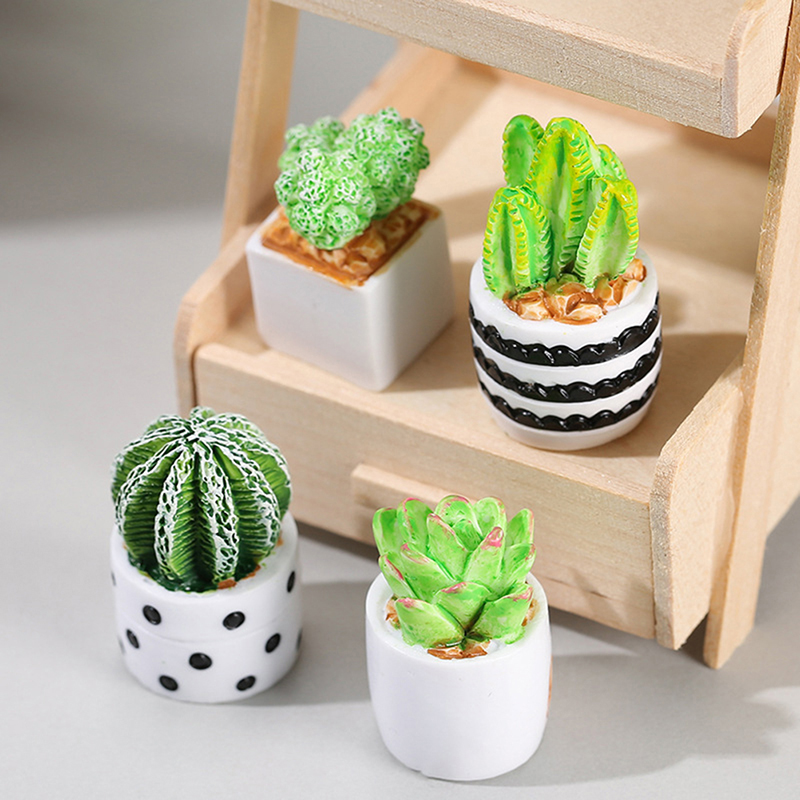 /Kb/1/4pcs 1:12 Dollhouse Mini - đánh giá và giá Smart Garden Mini