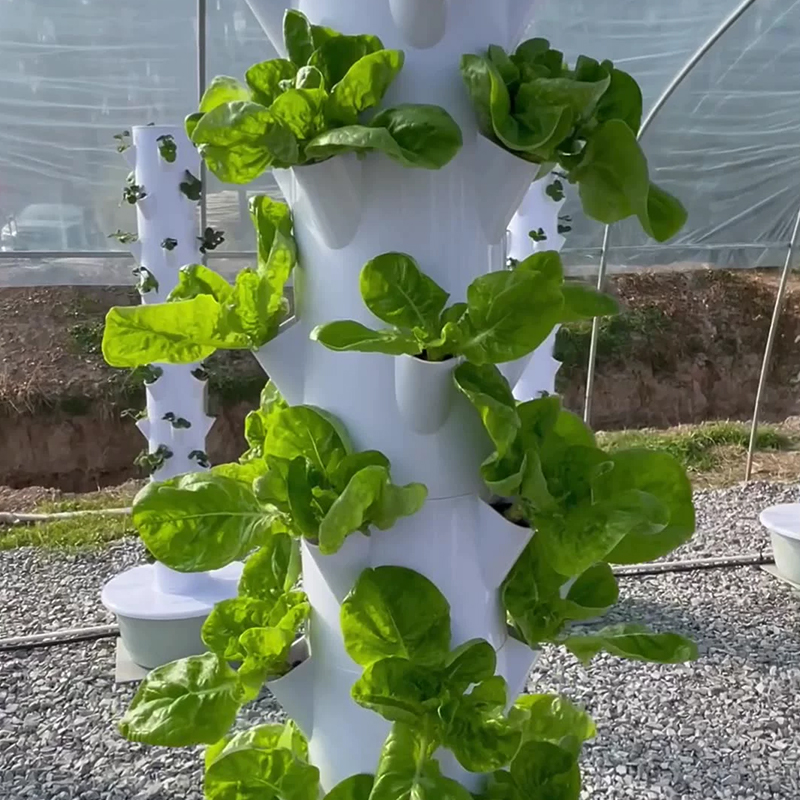 With Led Grow Light Space Tree - đánh giá và giá Vertical Planter Tower
