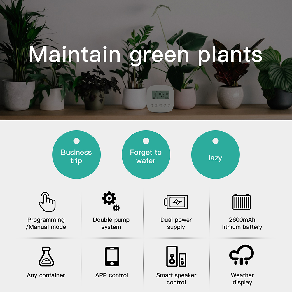 WiFi Tuya Smart Watering Machi - đánh giá và giá Smart Garden Watering