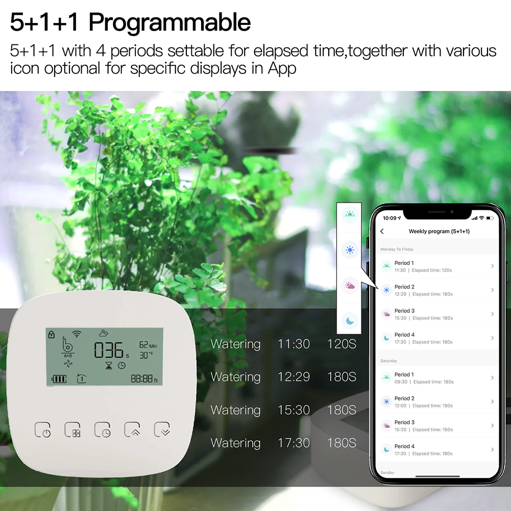 WiFi Tuya Smart Watering Machi - đánh giá và giá Smart Garden Watering