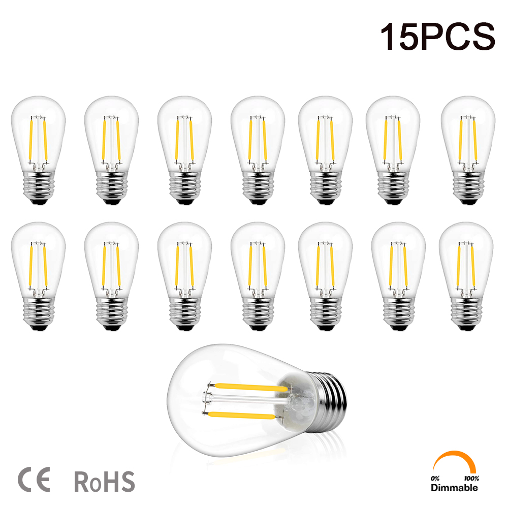 S14 2W Led Filament Dimmable L - đánh giá và giá Smart Garden Umbrella