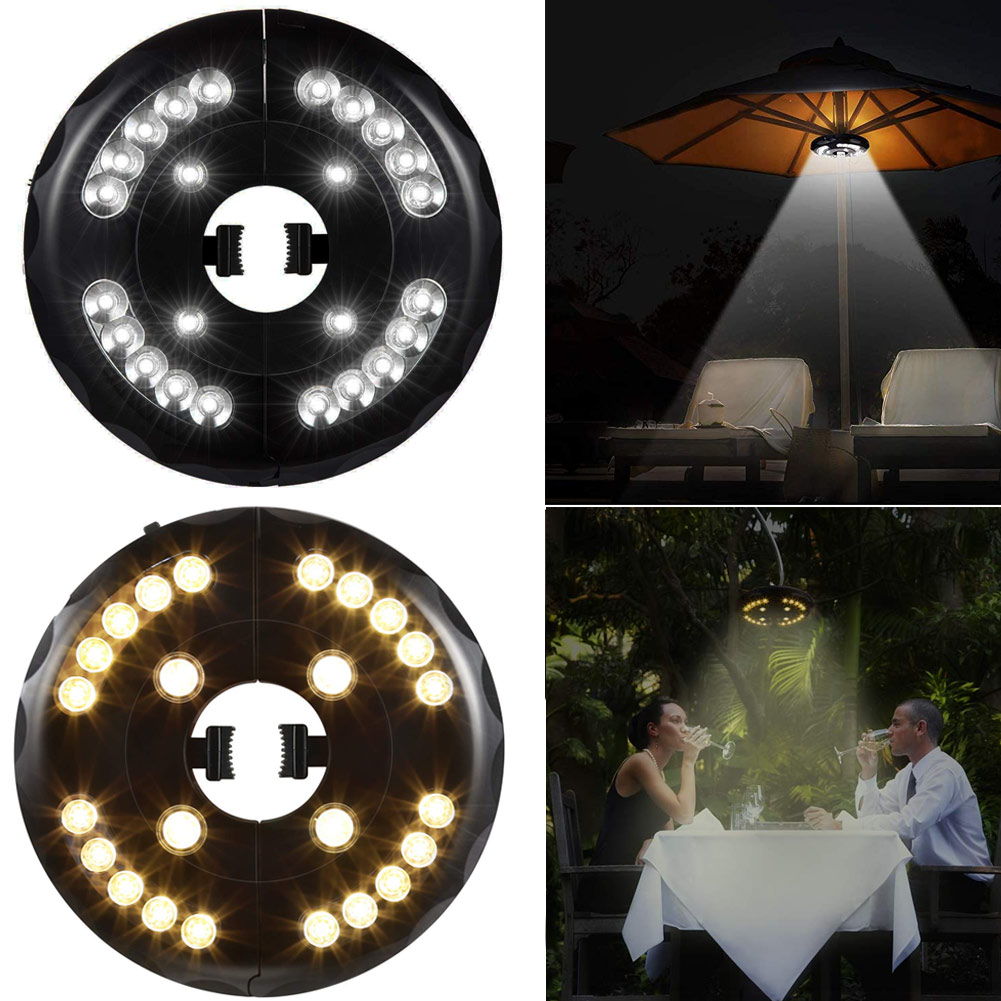 Umbrella Pole Lights 3 Lightin - đánh giá và giá Smart Garden Umbrella