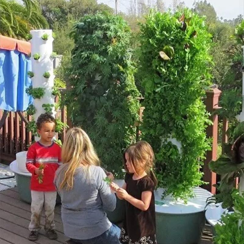 Vertical Hydroponic Grow Tower - đánh giá và giá Vertical Planter Tower