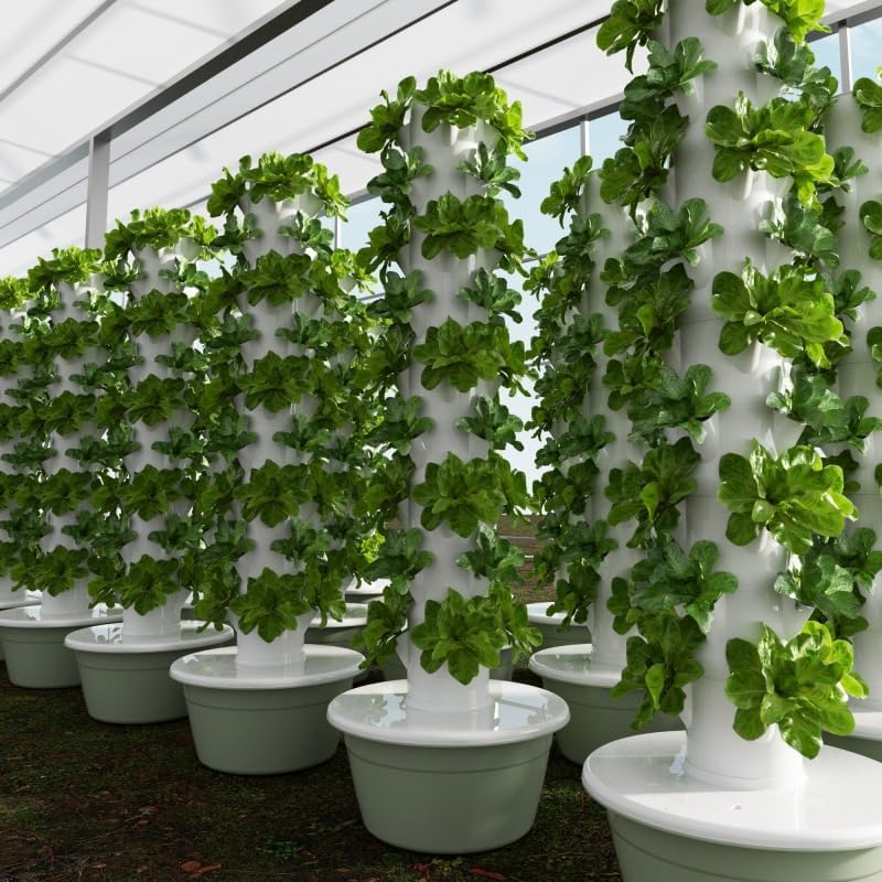 Vertical Hydroponic Grow Tower - đánh giá và giá Vertical Planter Tower
